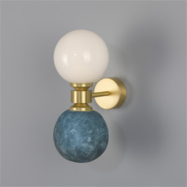 Kobe Ceramic & Glass Wall Light